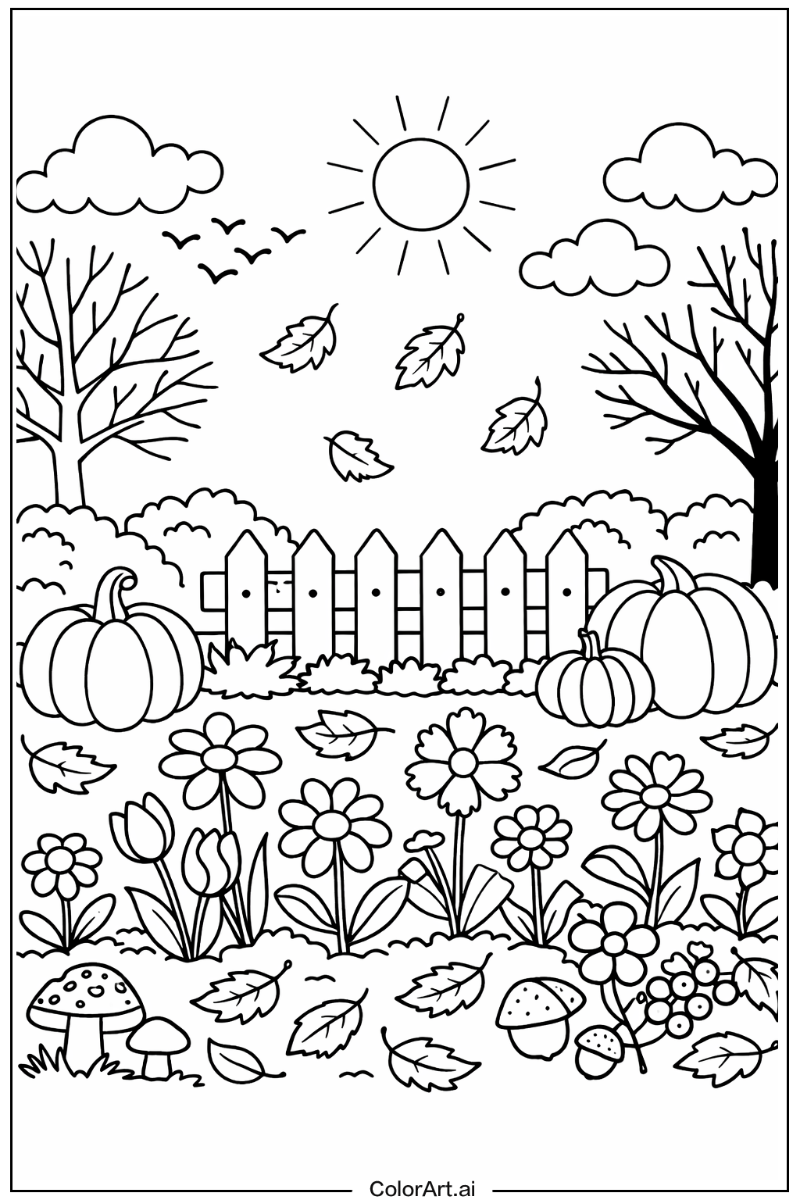 Autumn in a Garden 4