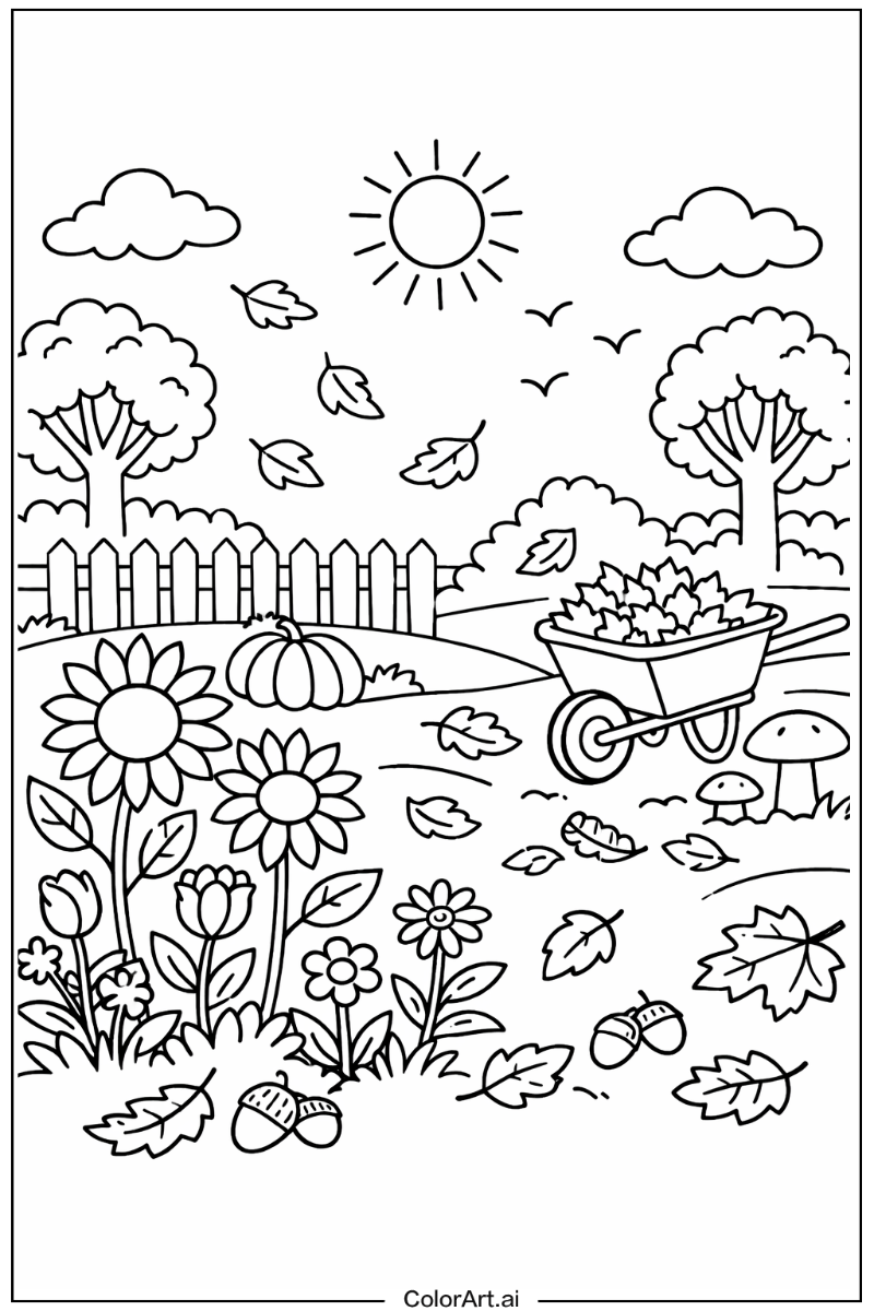 Autumn in a Garden 5