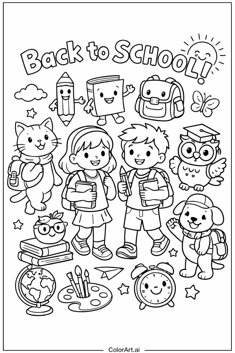 back to school with Friends 5