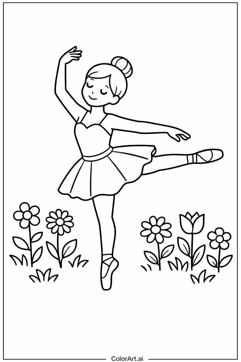 43 Páginas para Colorear de Bailarinas Gratis