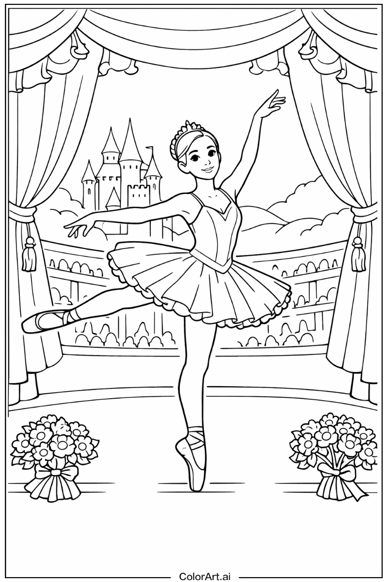 Ballerina with Prima ballerina Theme