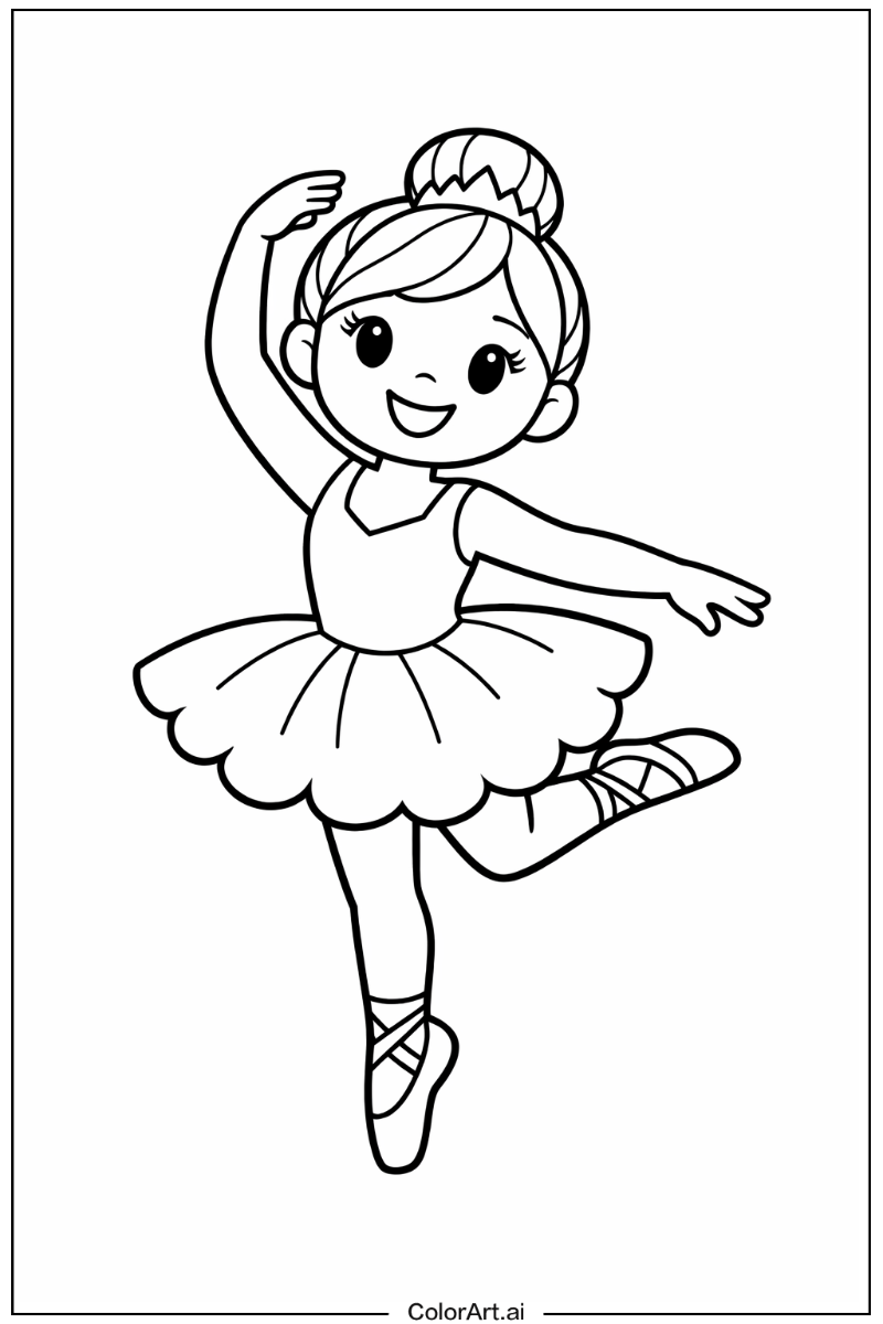 Smiling ballerina 3