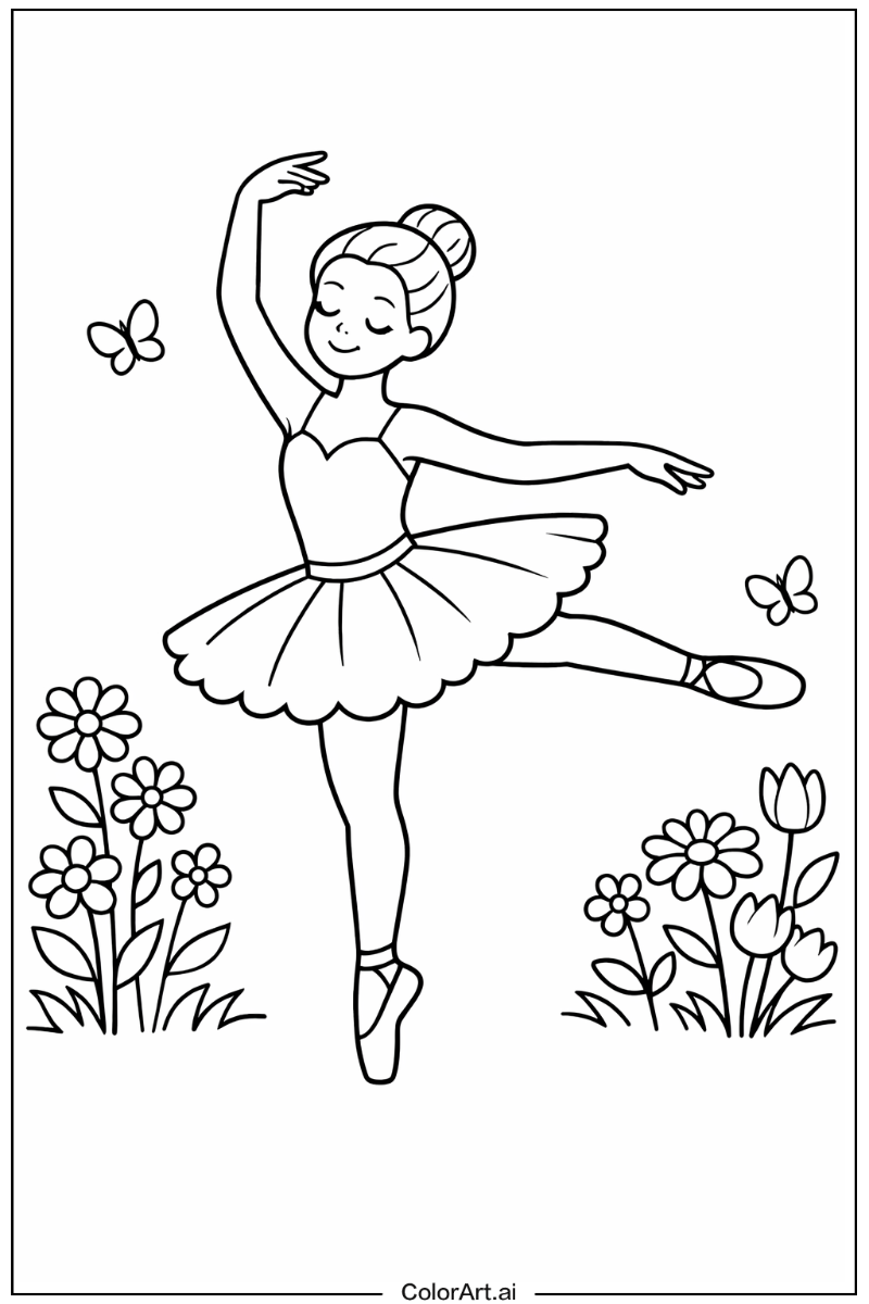 ballerina in a Garden 4