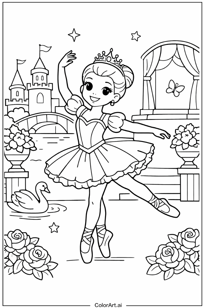 Ballet princess Ballerina Scene 2