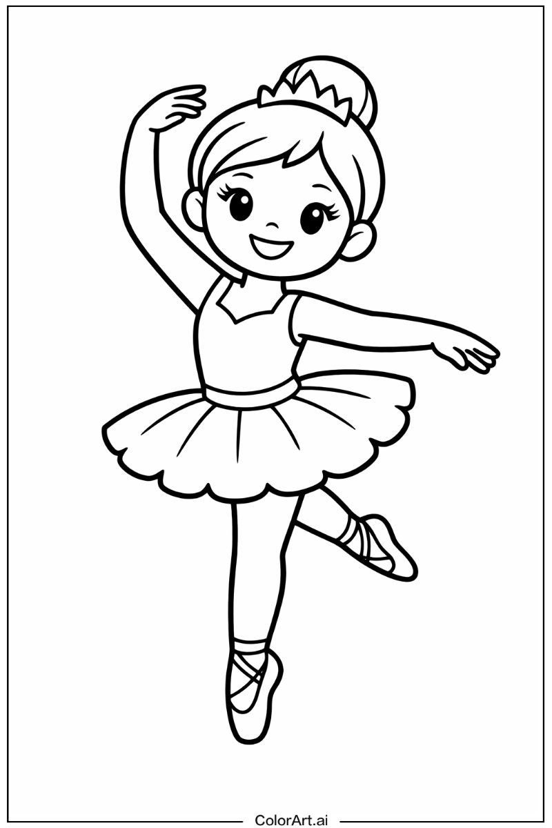 Smiling ballerina 4