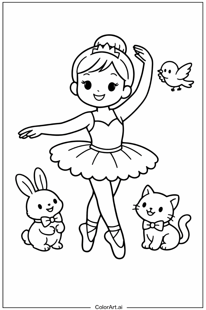 ballerina with Friends 1