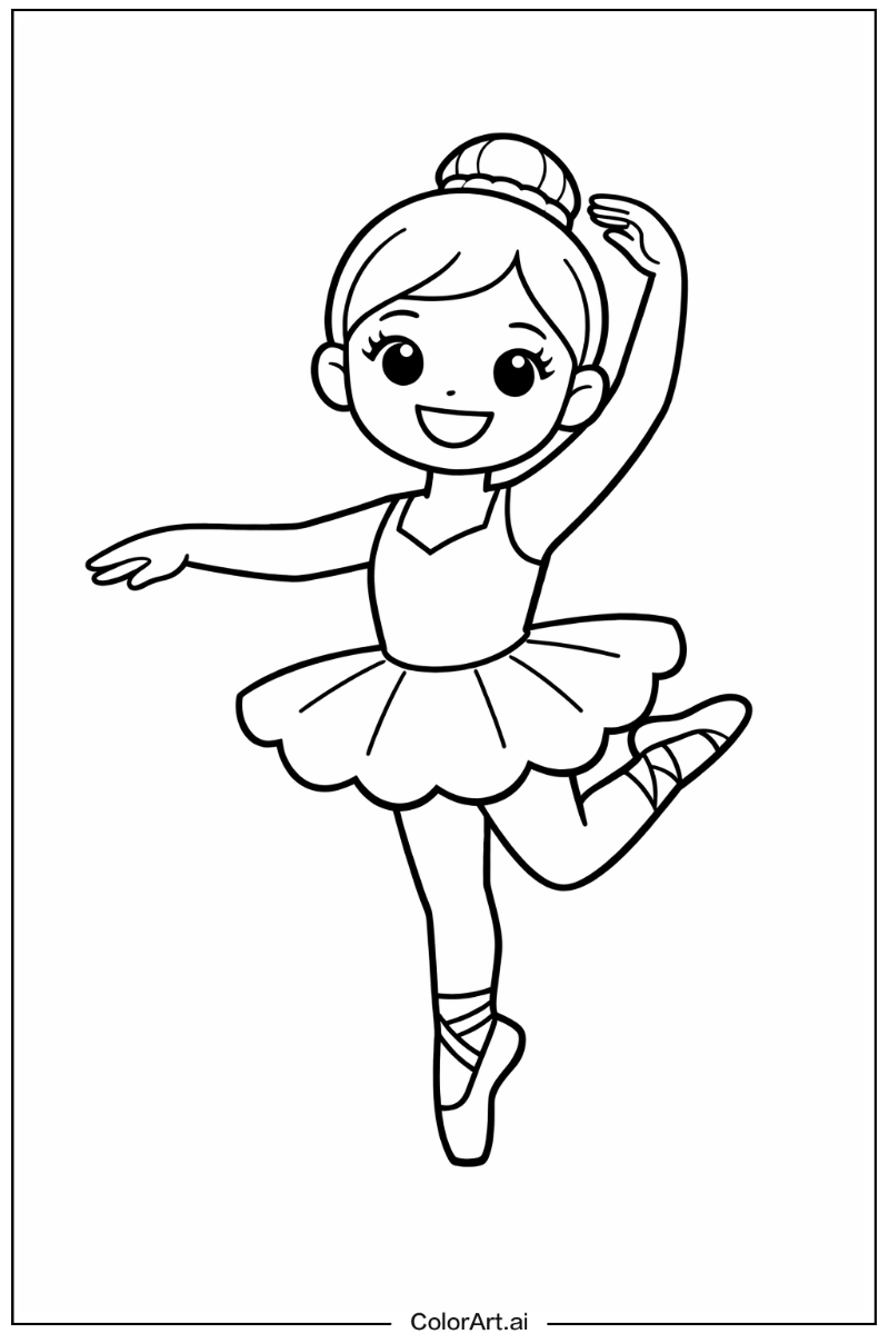 Smiling ballerina 5