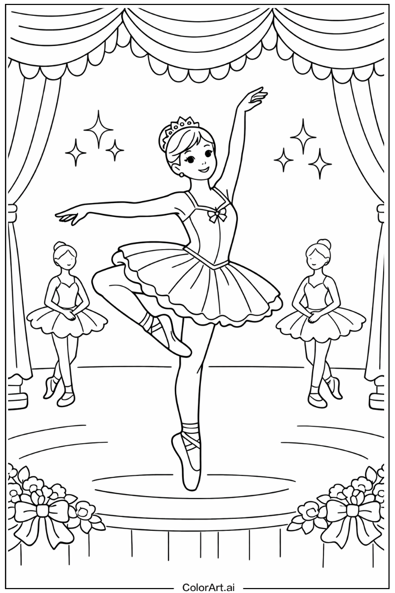 Lead dancer Ballerina Design 3