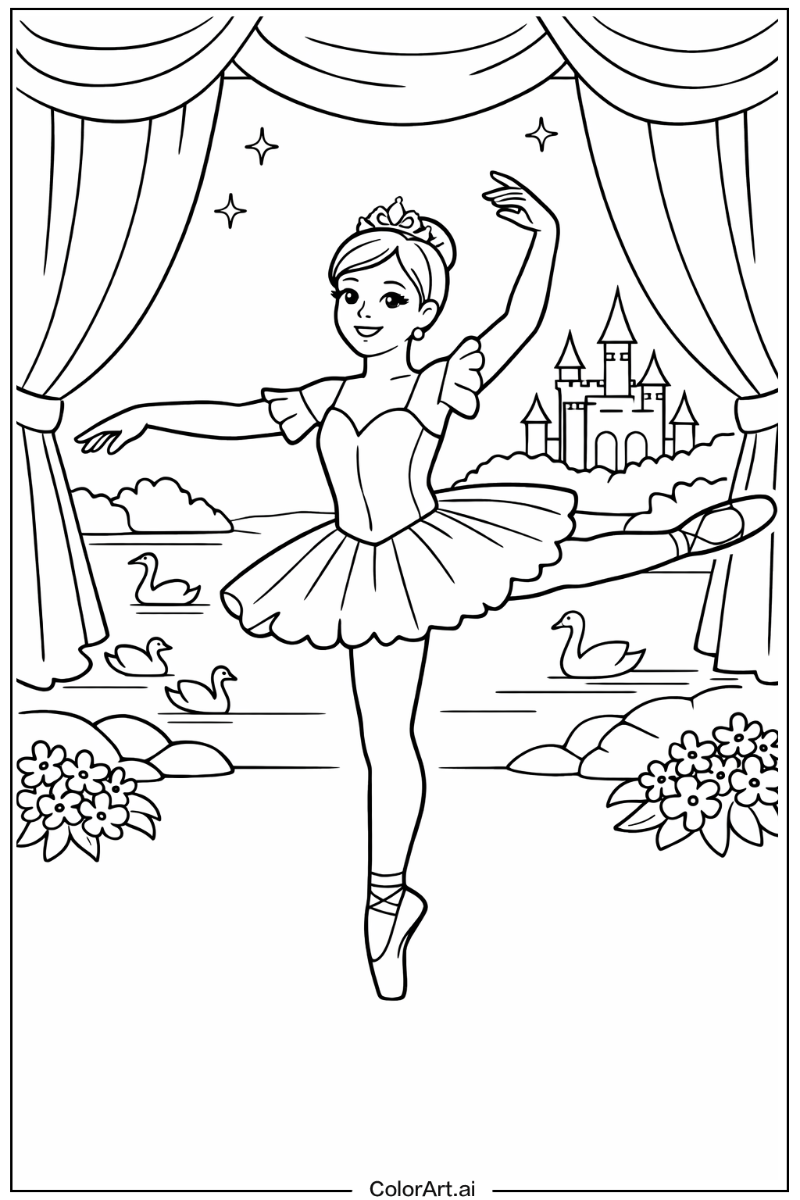 Lead dancer Ballerina Design