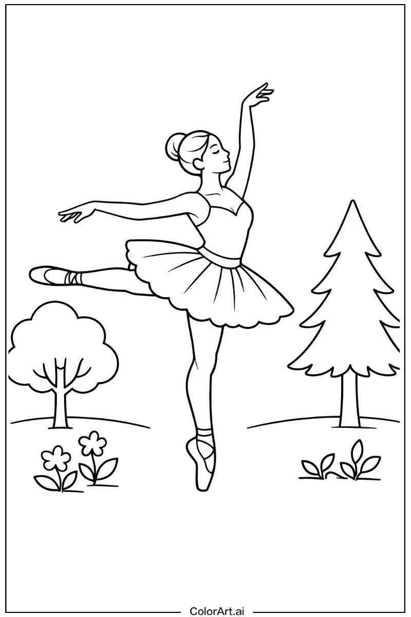 ballerina in Nature 1