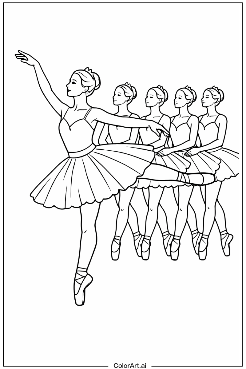 Corps de ballet dancer Ballet dancer Scene