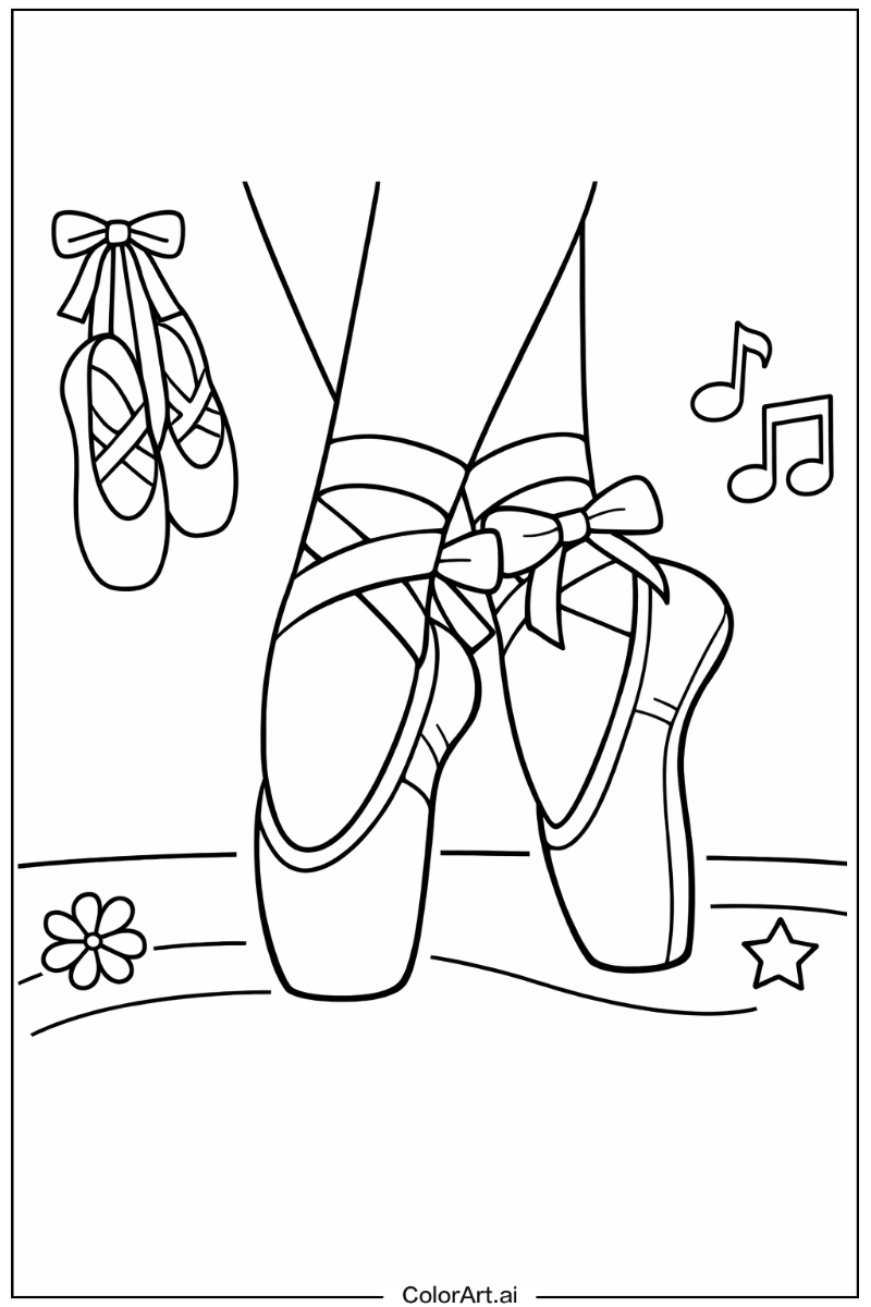 Ballet slippers Ballet dancer Scene