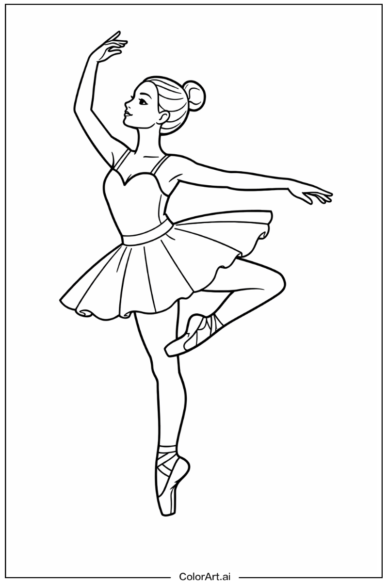 Ballet pose Ballet dancer Scene