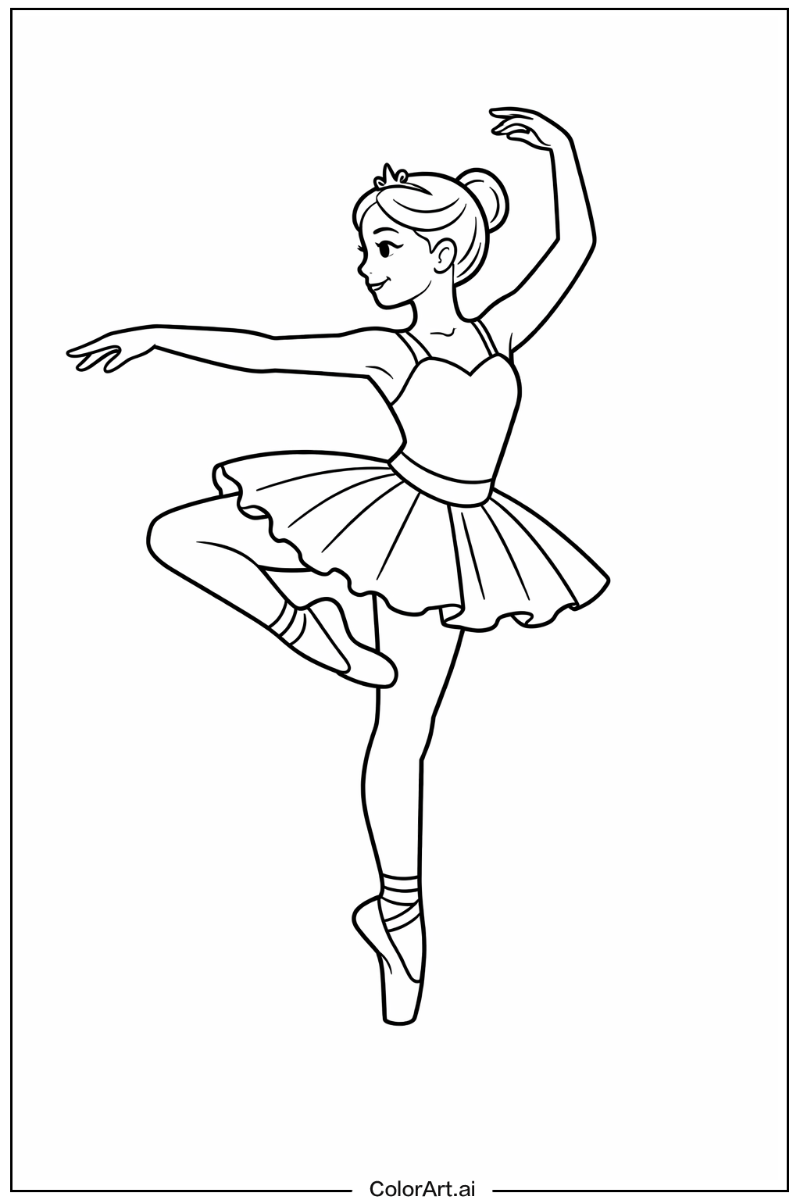 Attitude pose Ballet dancer Design