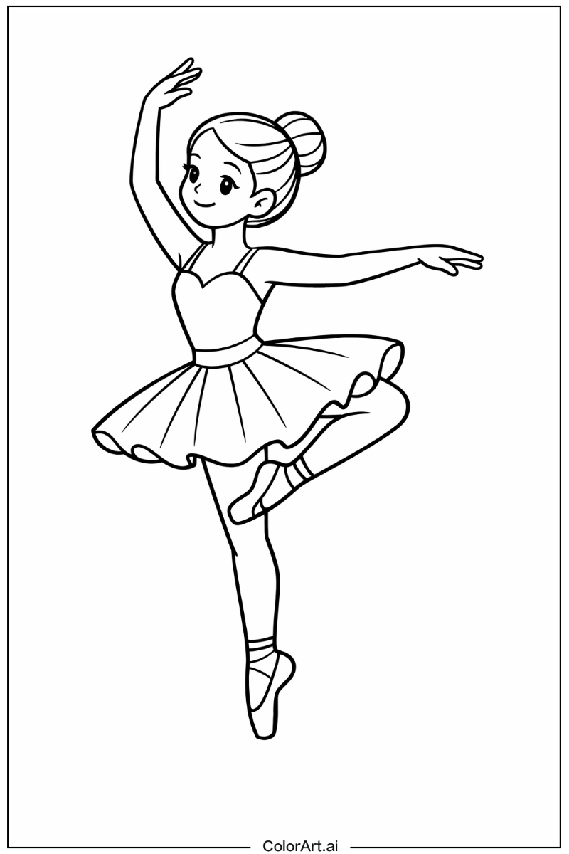 Pirouette Ballet dancer Scene