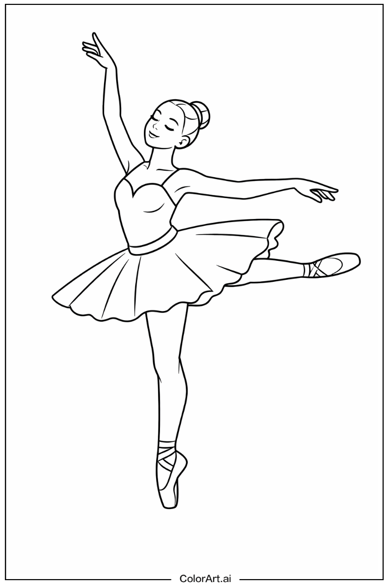 Elegant ballet dancer Ballet dancer Design