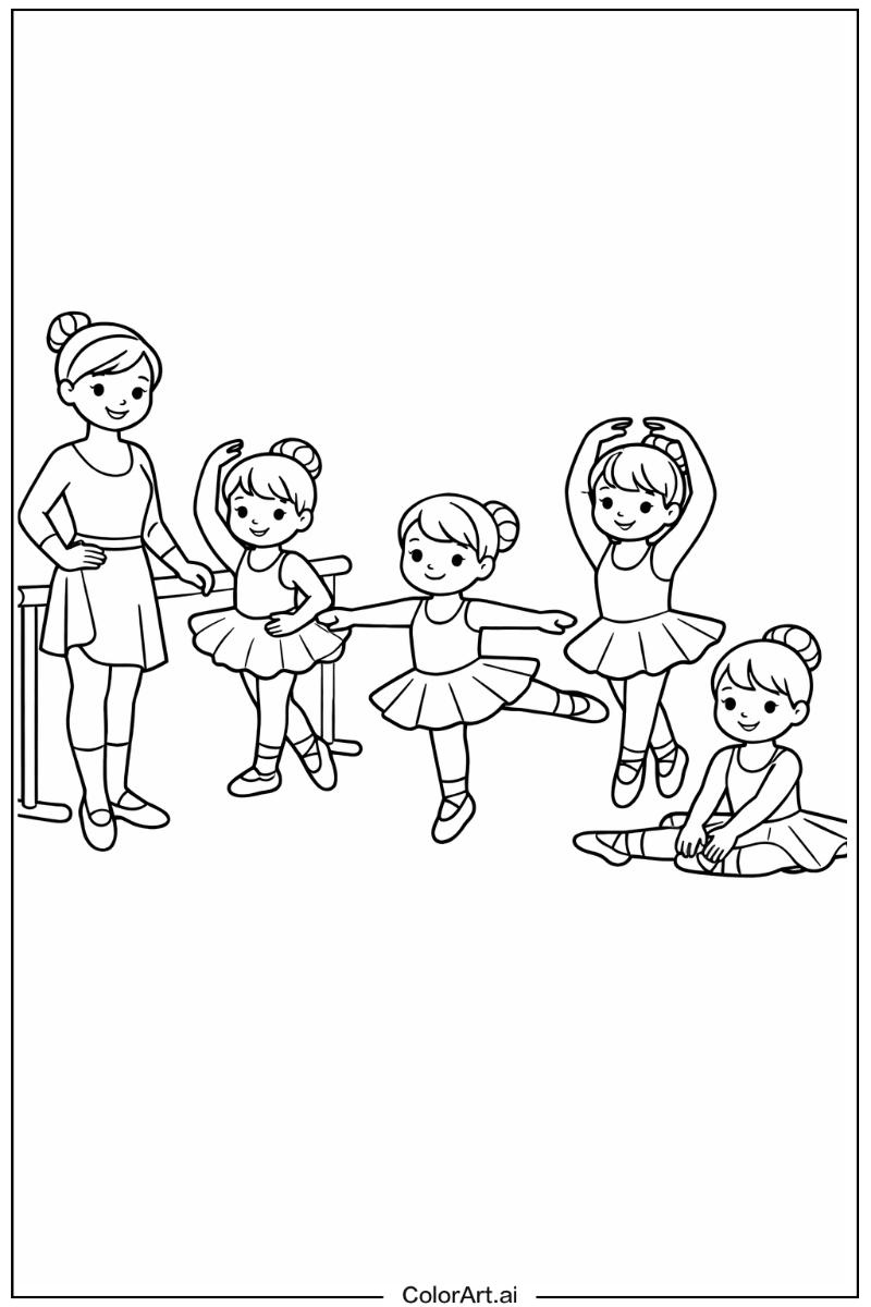 Ballet with Ballet class Theme
