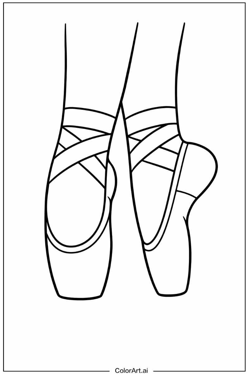 Pointe shoes Ballet Design