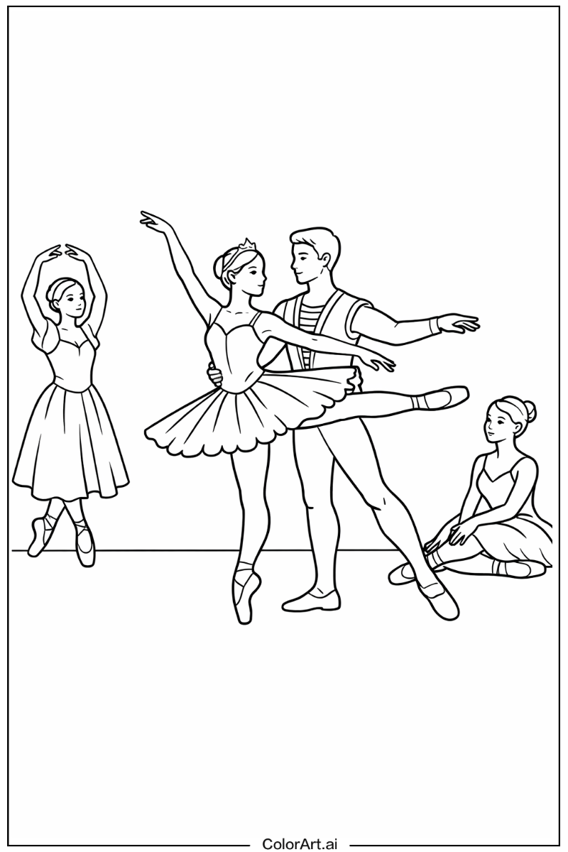 Ballet with Classical ballet Theme