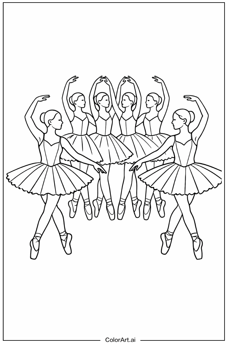 Ballet with Corps de ballet Theme
