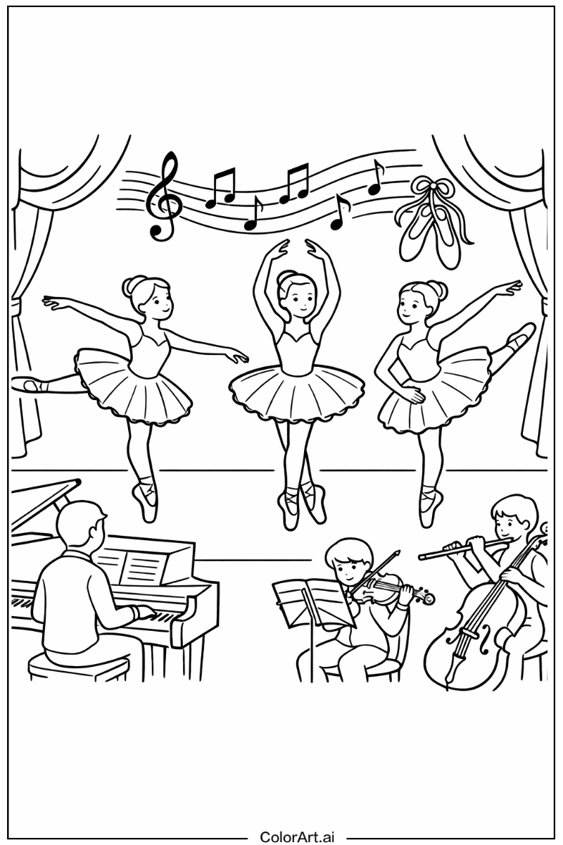 Ballet with Ballet music Theme