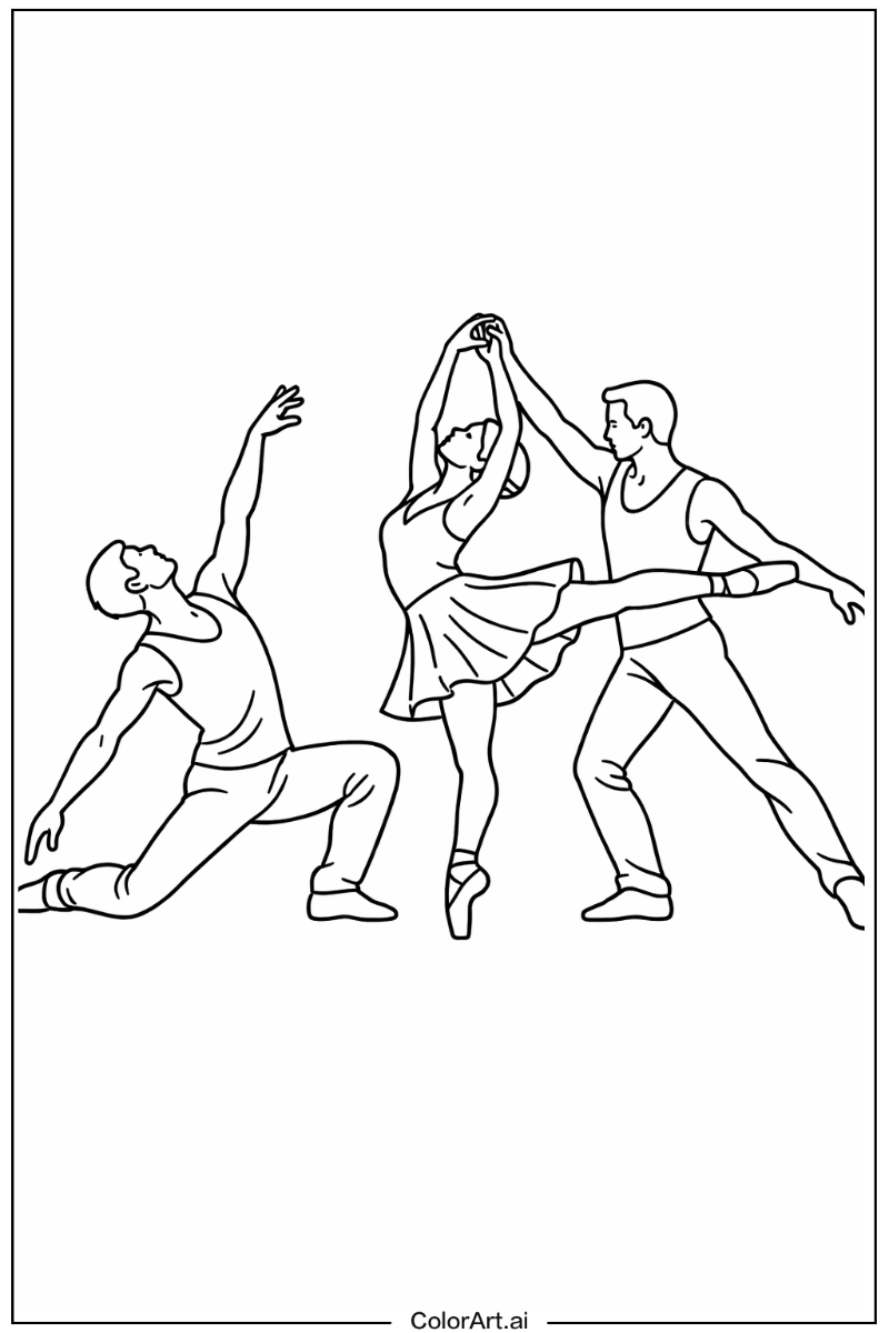 Ballet with Contemporary ballet Theme