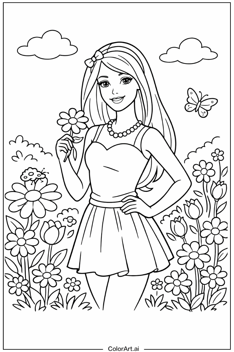 Barbie in a Garden 3