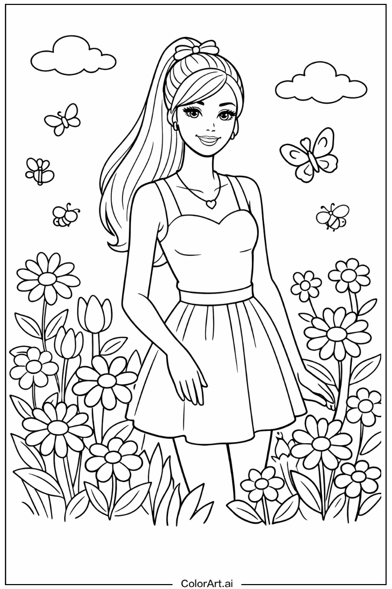 Barbie in a Garden 4