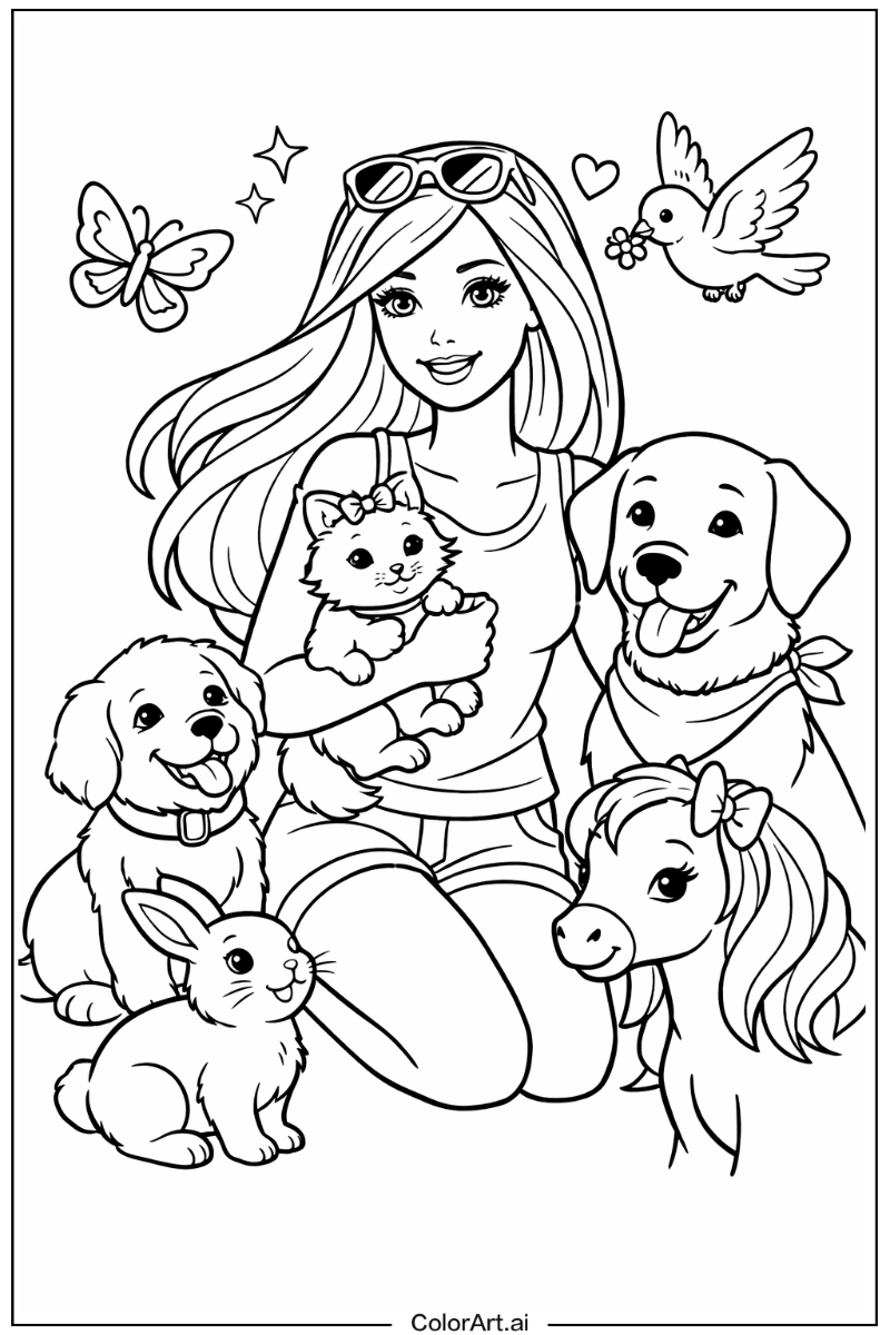 Barbie with Friends 4