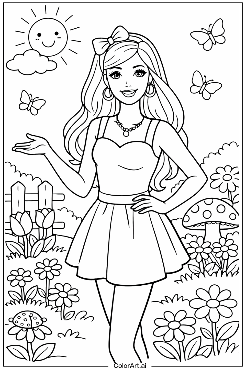 Barbie in a Garden 5