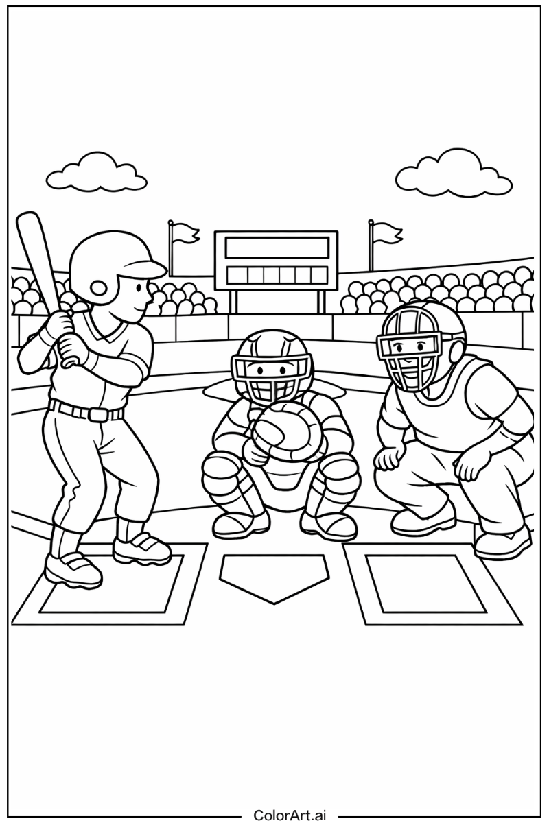 Home plate Baseball Design