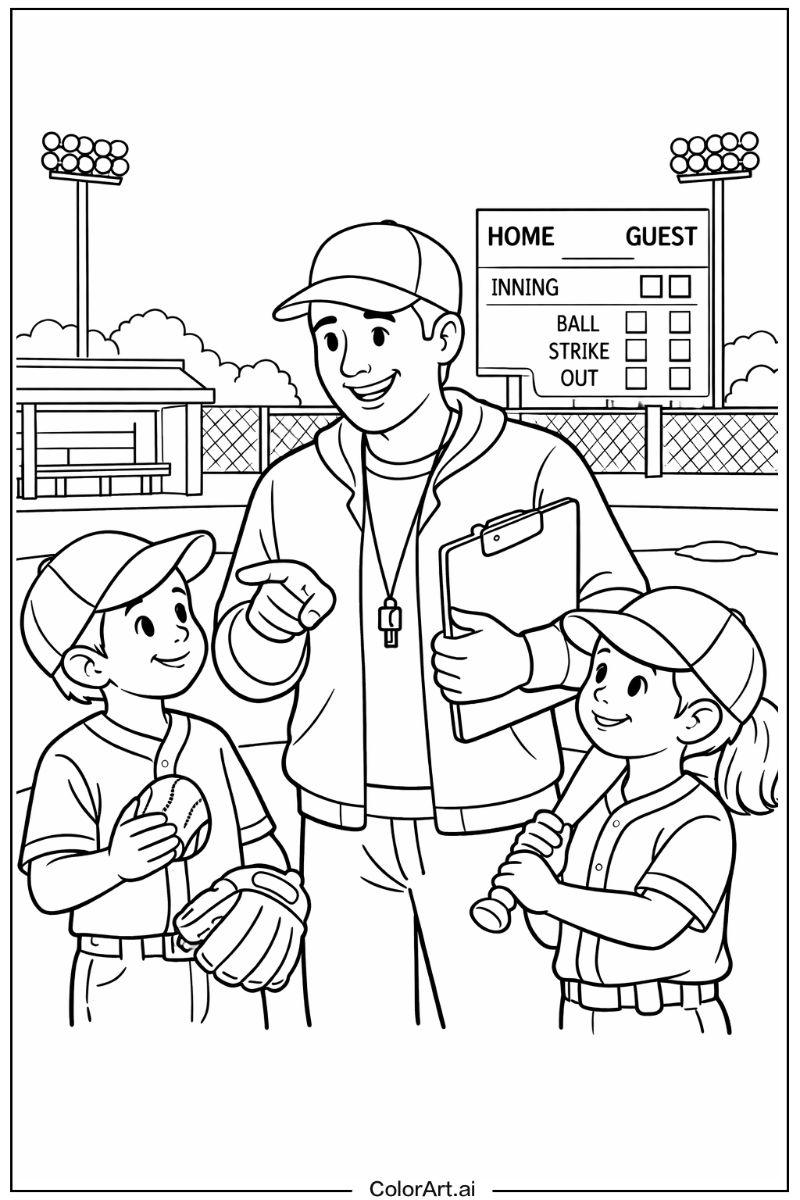 Coach Baseball Design