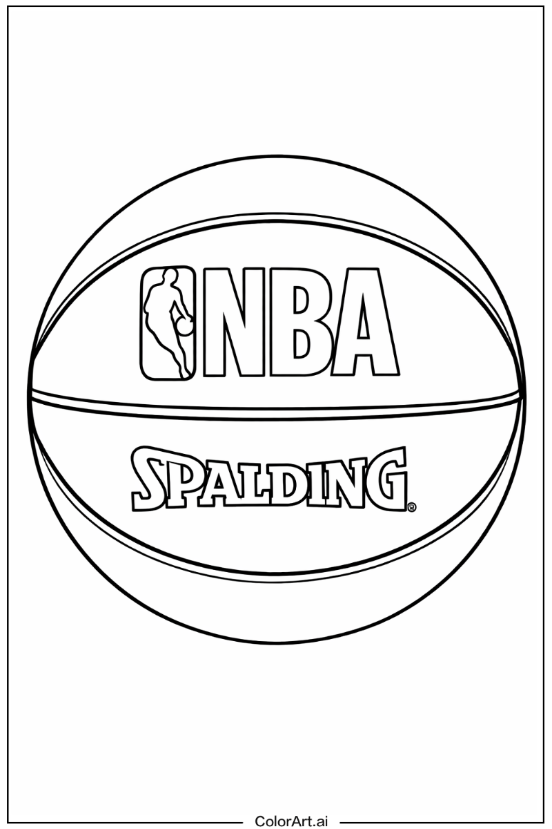 Basketball with Nba official game ball Theme