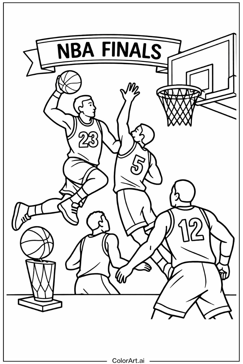 Nba finals basketball Basketball Design