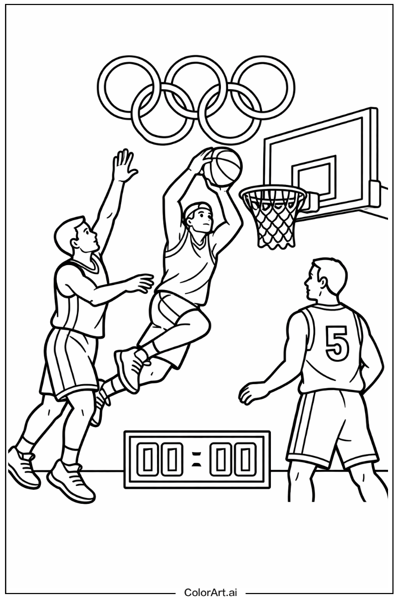 Olympic basketball Basketball Scene
