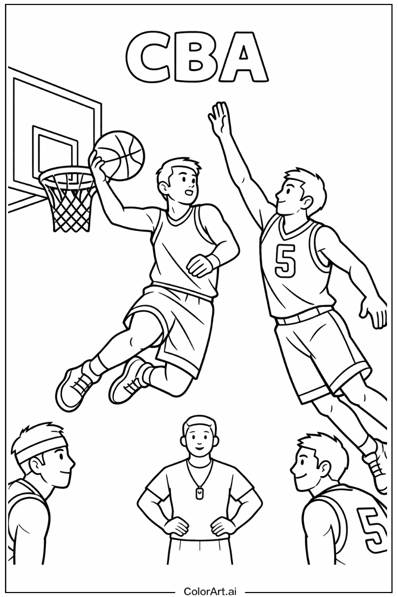 Basketball with Cba basketball Theme