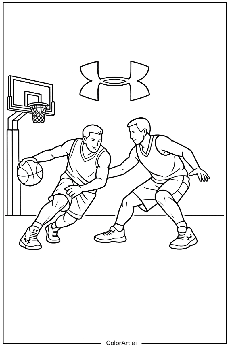 Basketball with Under armour basketball Theme 2