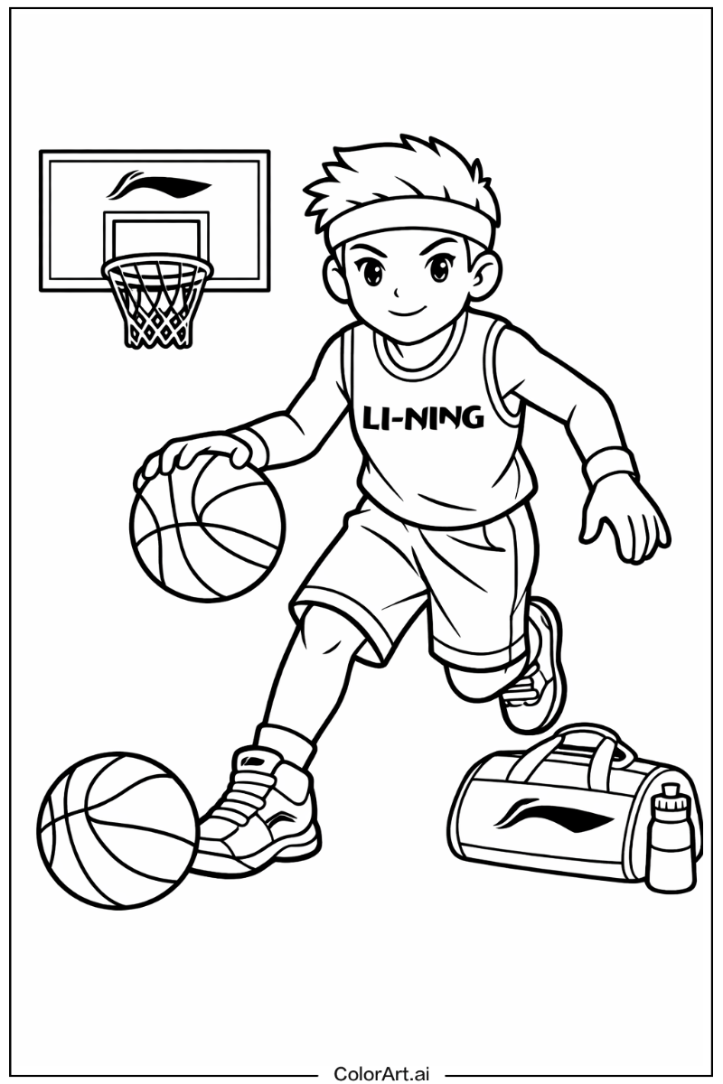 Basketball with Li-ning basketball Theme 2