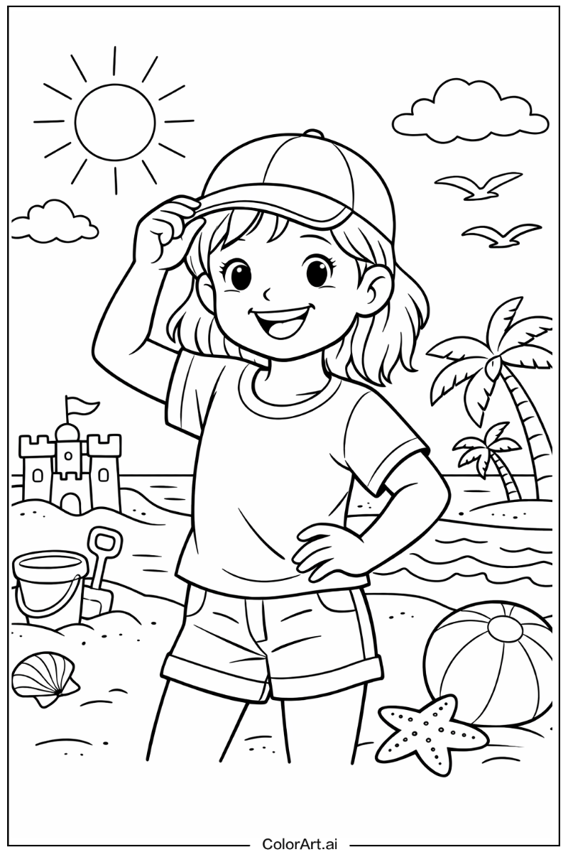 Happy Beach Portrait 2