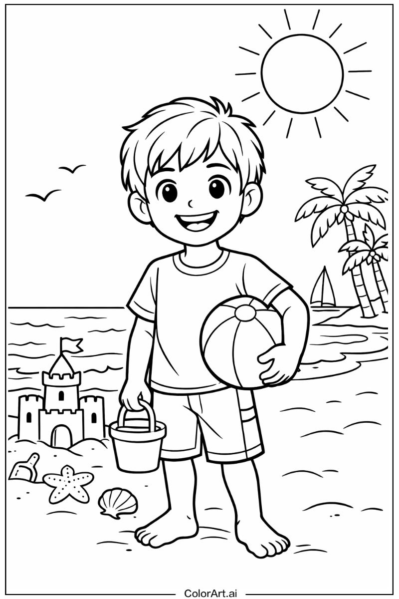 Happy Beach Portrait 3