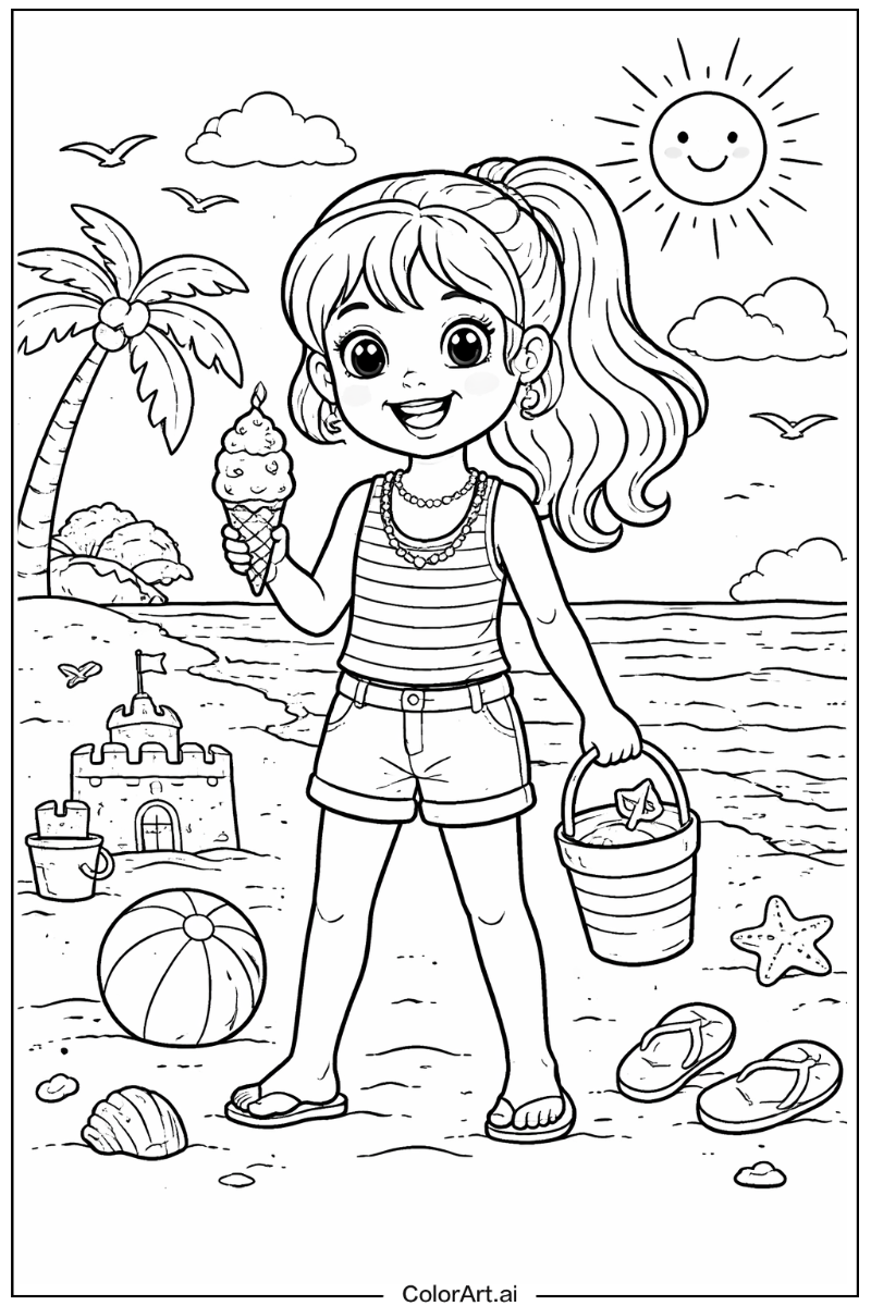 Happy Beach Portrait 5