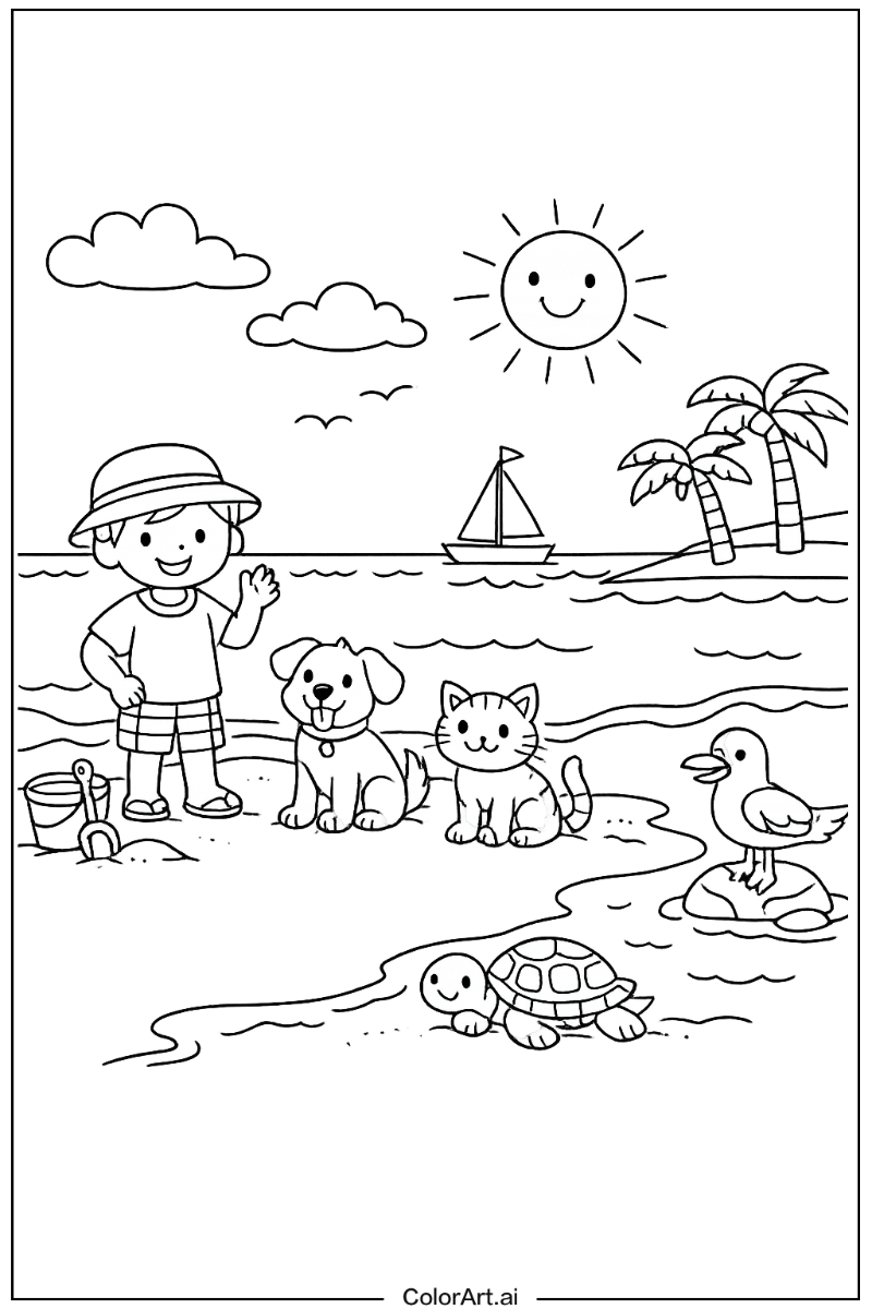 Beach with Friends 5