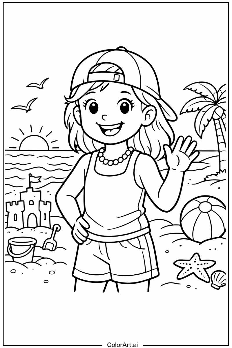 Happy Beach Portrait 6