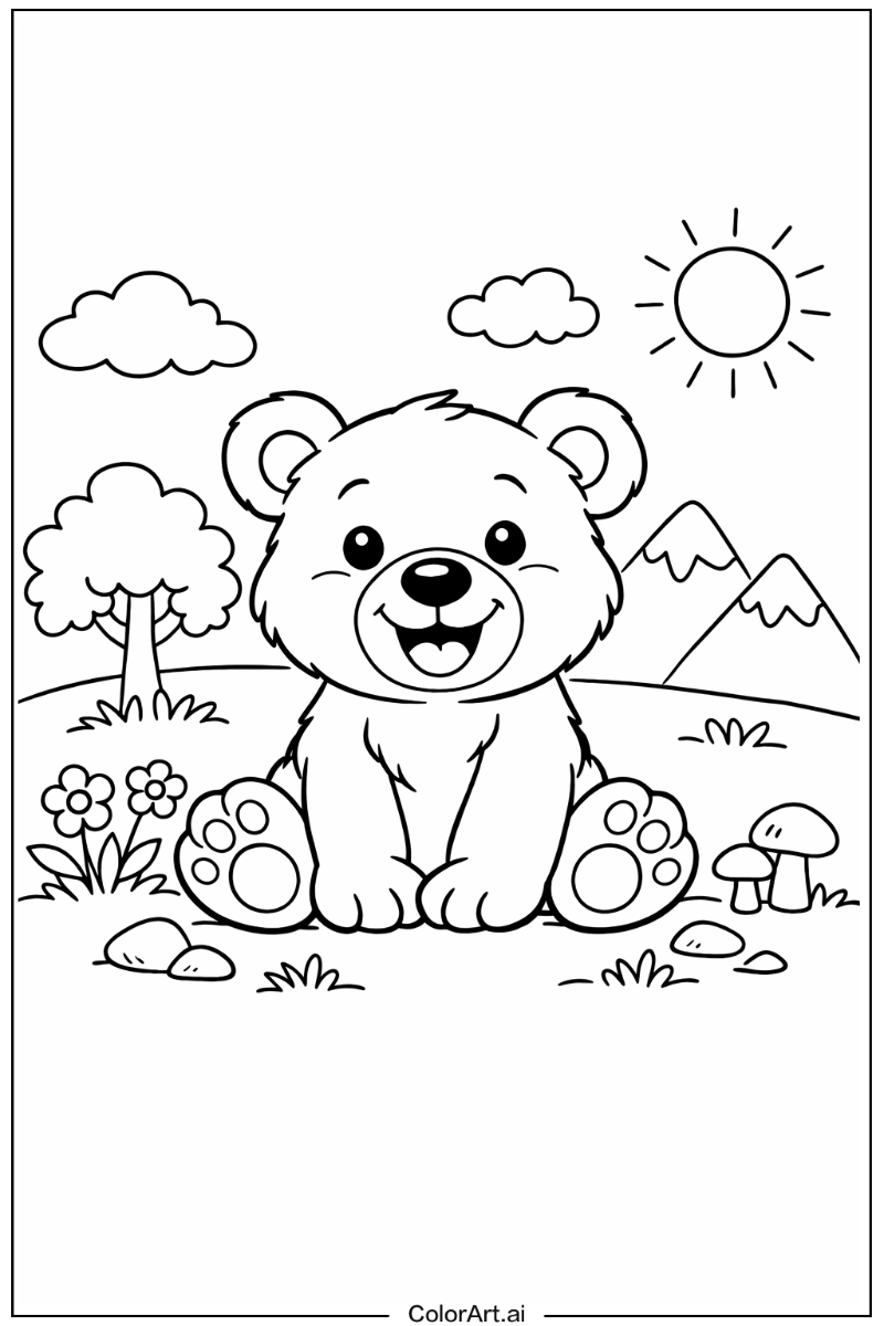 Smiling bear 2