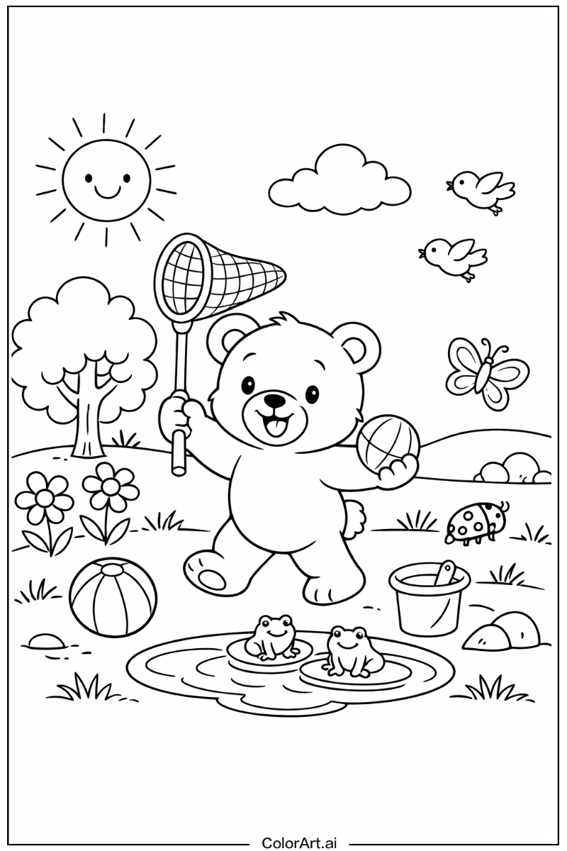 bear Playing Outside 3