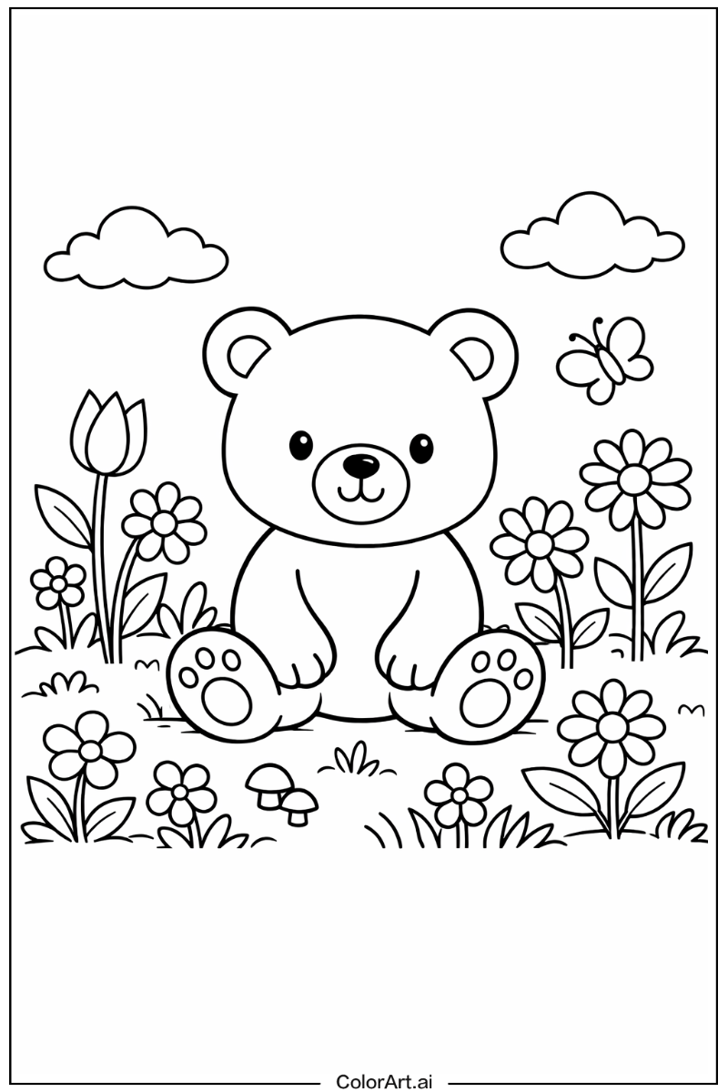 bear in a Garden 4