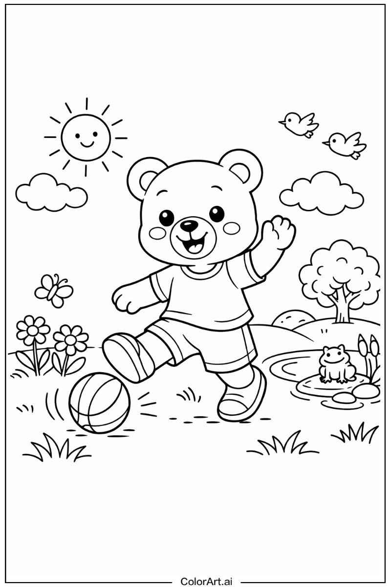 bear Playing Outside 4