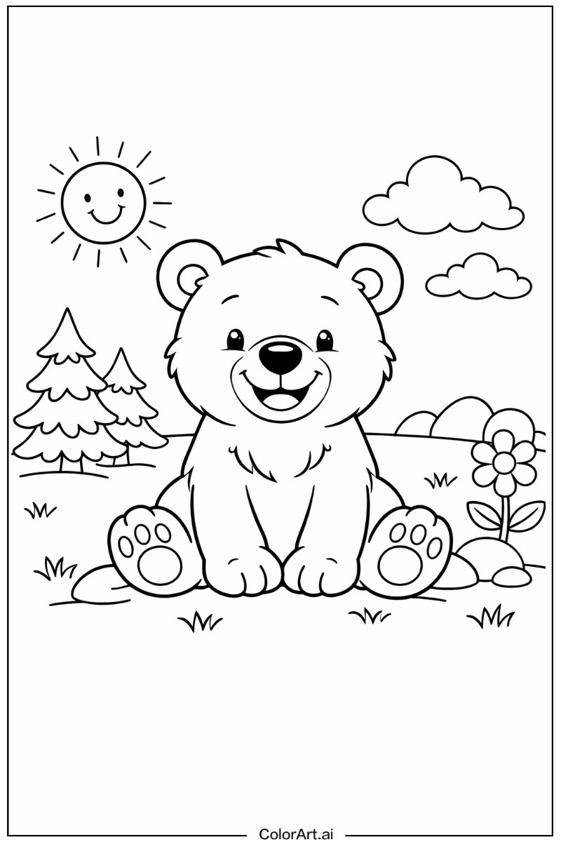 Smiling bear 4
