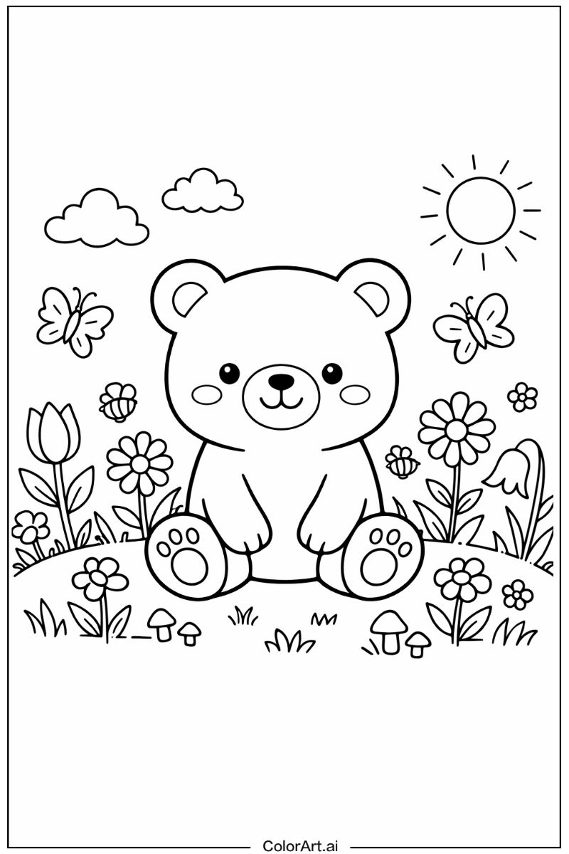 bear in a Garden 5