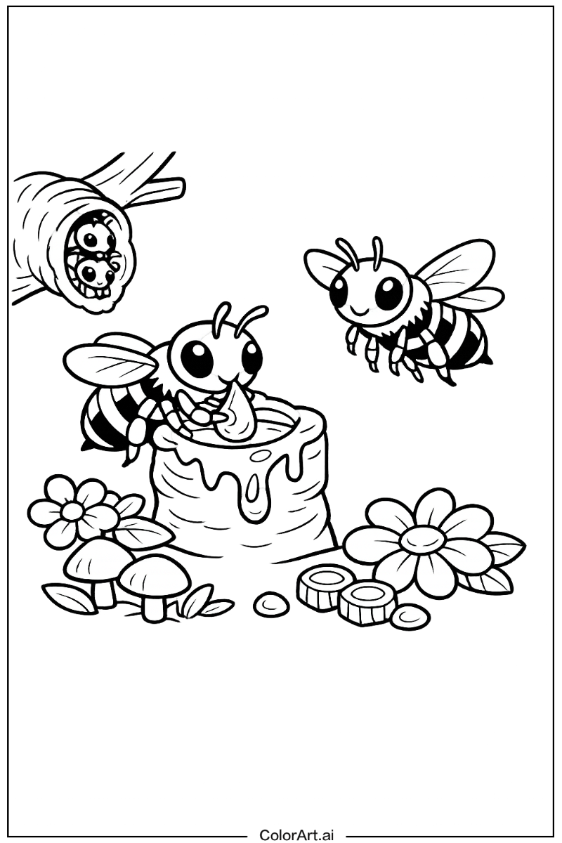 Stingless bee Bee Scene